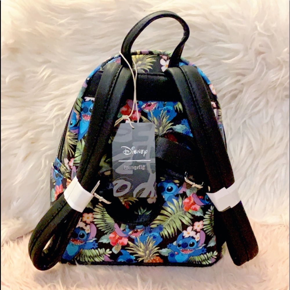 Loungefly Stitch Tropical pineapple Backpack Set - Picture 2 of 5